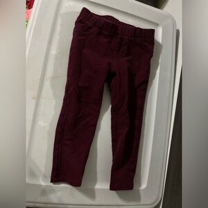 Burgundy Jegging